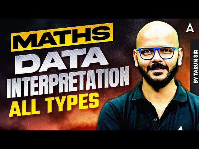 Data Interpretation | SSC CGL/CHSL Maths 2026 | SSC CGL/CHSL Data Interpretation | By Tarun Sir