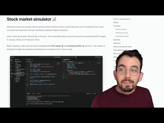 Project: Stock market simulator