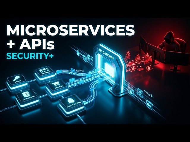 Microservices & APIs Explained in 5 Minutes | Security+ SY0-701