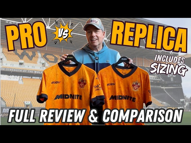 COMPARISON & SIZING Wolves PRO vs REPLICA 150th SHIRT 2026/27 Season REVIEW