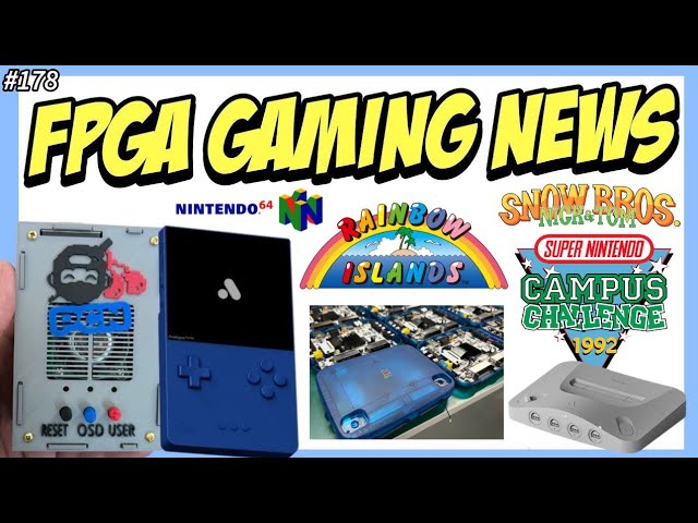 FPGA & Retro Gaming News Ep178 | Operation Wolf, Analogue 3D | MiSTer, Analogue Pocket & More