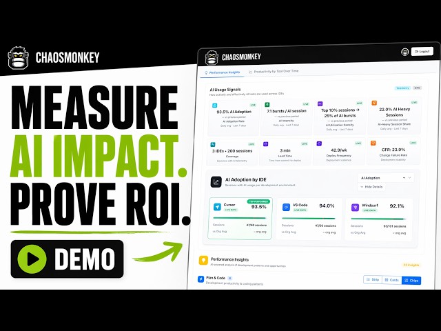 How Engineering Leaders Measure AI Productivity (ChaosMonkey Demo)