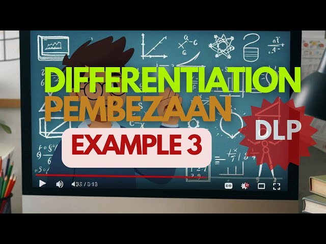 Add Maths Differentiation Pembezaan Example 3 - DLP | Math Tutor Edu