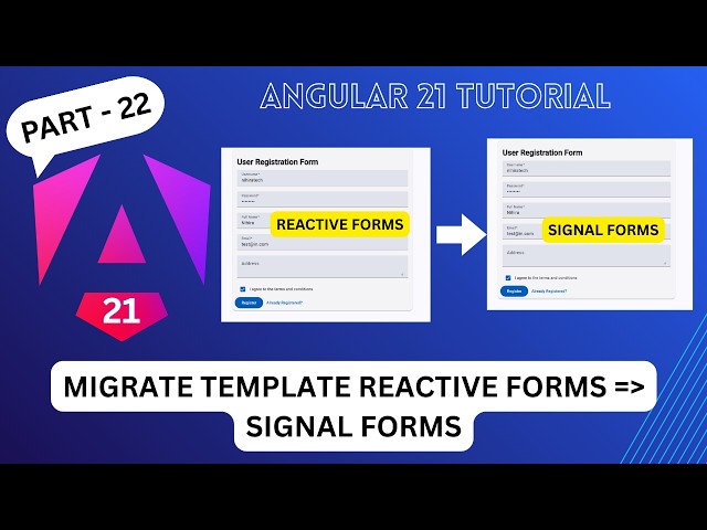 How to Convert Reactive Forms to Signal Forms in Angular 21