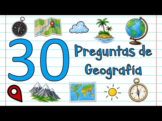 🌎 30 GEOGRAPHY questions.📍 How much do you know? ☄️🪐🌈