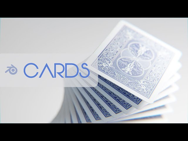 Create a Realistic Card Deck Shuffle in Blender 3D!