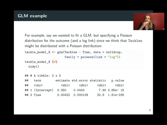 Ch 7, Video 5: Generalized linear models
