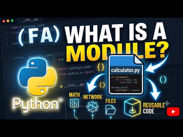Organizing Python Code | What is a Python Module? | Python Tutorial for Beginners