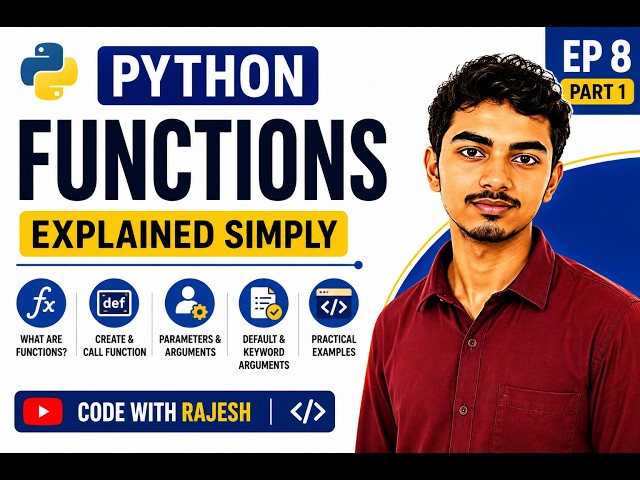 Python Functions Explained Simply | Parameters & Arguments