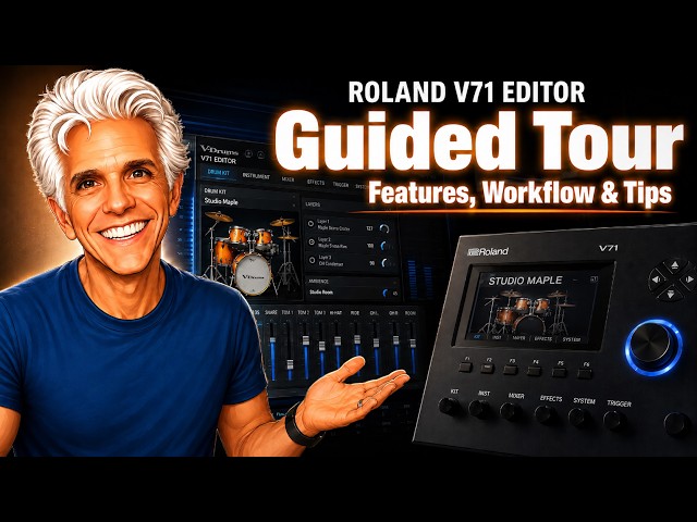Roland V71 Editor Guided Tour | Features, Workflow & Tips