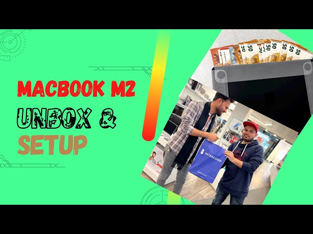 ✨ MacBook Air M2 Midnight Unboxing + Accessories & Setup || 258GB | In Punjabi Style