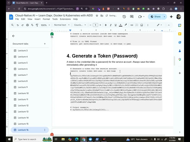 Context Management & Role-Based Access Control (RBAC) | kubeconfig