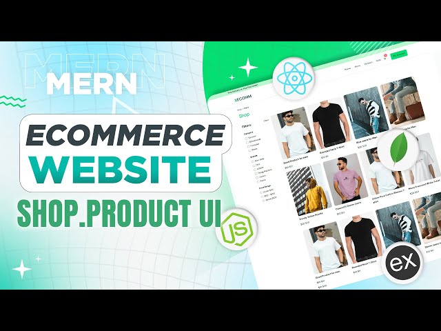 Day 3 | MERN Stack eCommerce Website | Create Shop & Product Page | PHP Tech Life Hindi