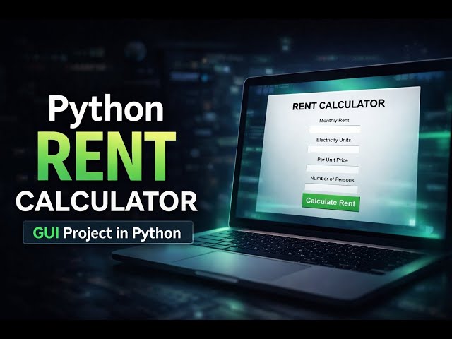 Rent Calculator App (Tkinter GUI) | Python Project for Beginners