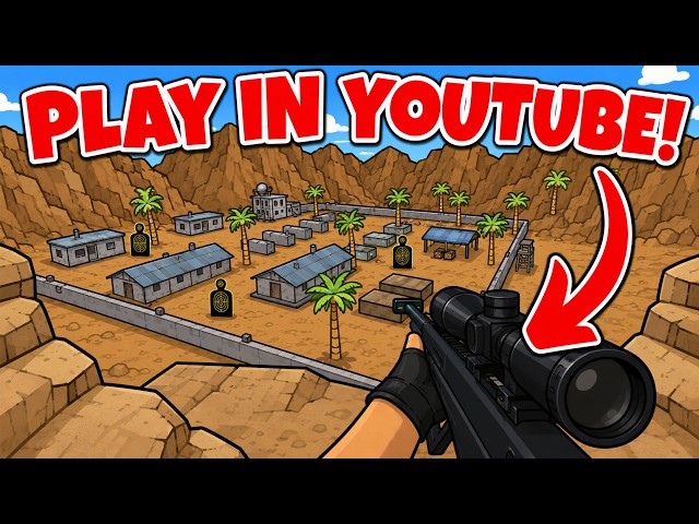 This Video is a PLAYABLE Shooter Game