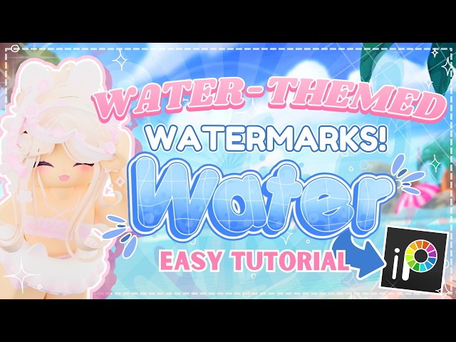 How to Make a Watermark on ibisPaint X (Water-Themed Tutorial 💧)
