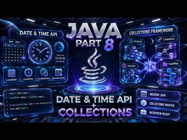 Java Date & Time API + Collections in Tamil | Part 8 | Complete Guide #trending #api #java #keepgon