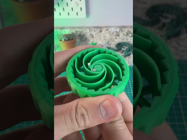 I 3D-Printed a Satisfying Ratchet Mechanism… #3dprinting #satisfying #shorts