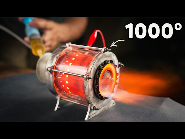 I Built a REAL Jet Engine at Home (it actually works)