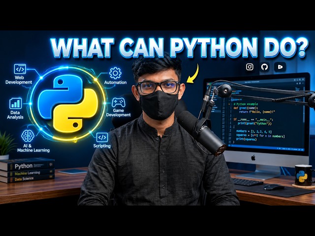 Python Kya Hai? 🐍 | How Python Works, Libraries & Uses in AI, Web Development & Data Science,Python