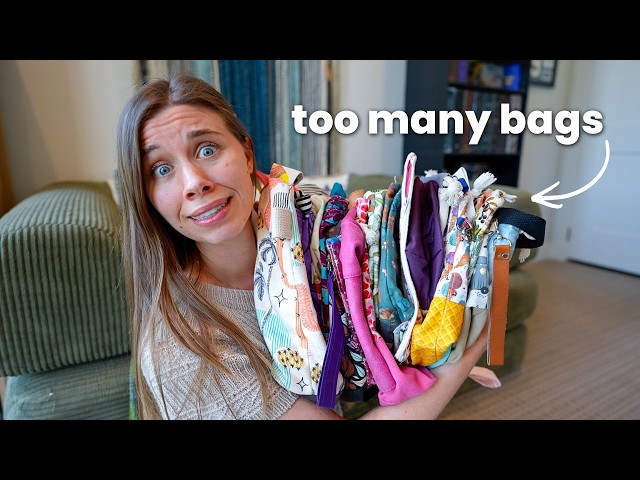 PROJECT BAG AUDIT: sharing, decluttering, and giving away my lovely project bag collection!