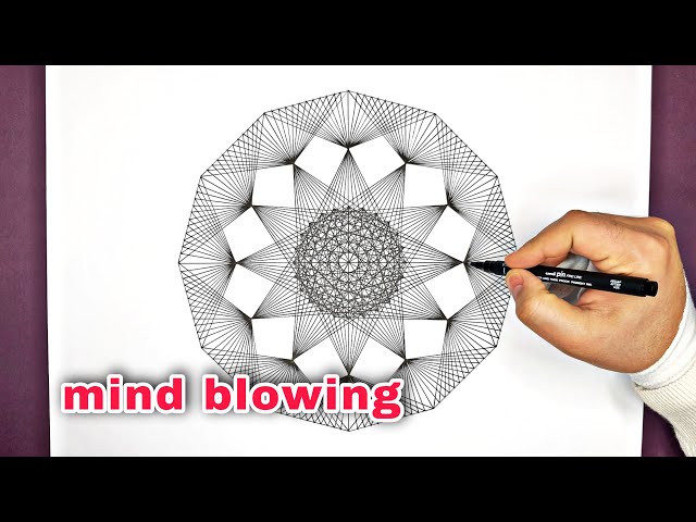How to Draw a Simple Geometric Chart | Geometric Artwork