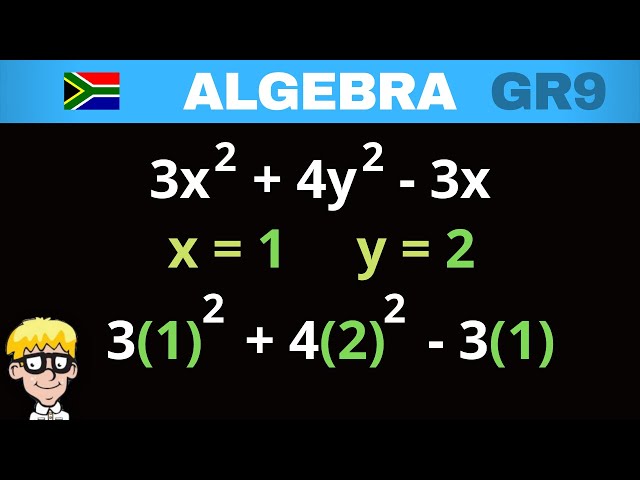 Algebra Grade 9: Substitution