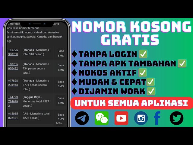 How to Get a Free Virtual Number to Register for Any App | Free WhatsApp Virtual Number