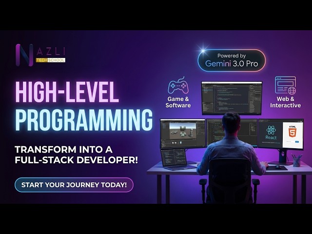 Master High-Level Programming! 🚀 | Game, Web & App Development | Nazli Tech School 💻⚡#ai