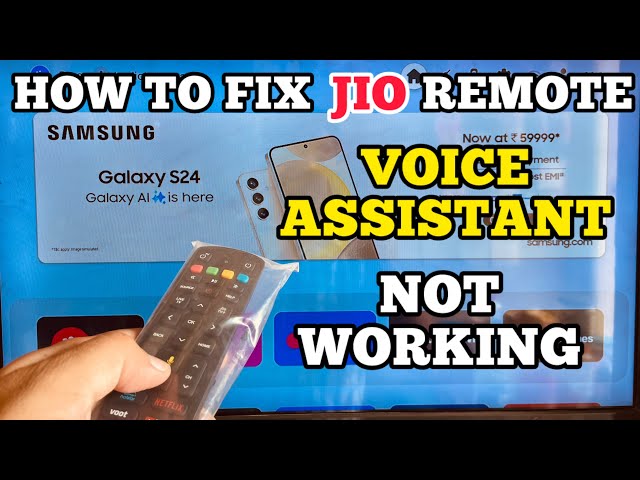 How to fix Jio set top box remote voice assistant not working | Jio remote control voice not working