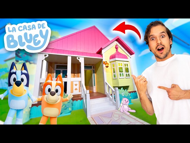 Asi es el NUEVO parque temático de BLUEY en MEXICO !! / (La Casa de BLUEY)