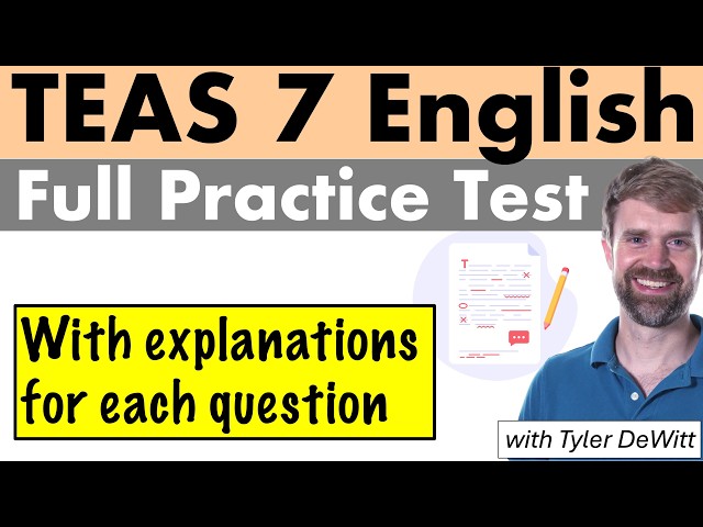 ATI TEAS 7 English Practice Test