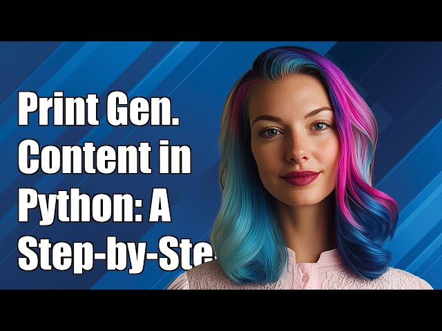How to Print Generator Content in Python: A Step-by-Step Guide