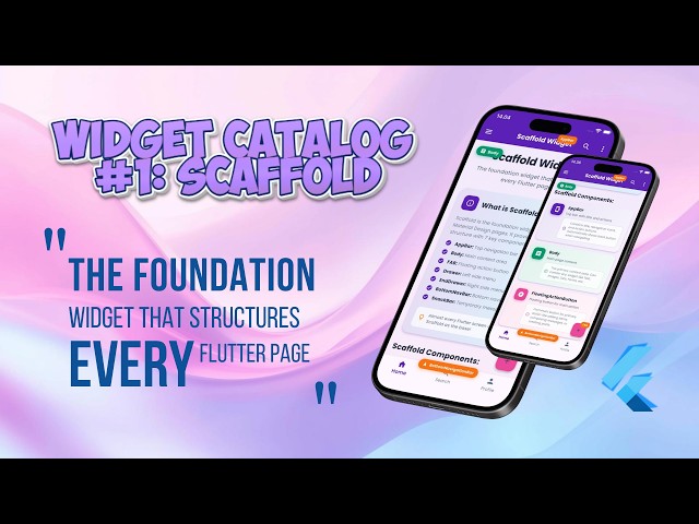 Flutter Scaffold Widget — The Foundation of Every Flutter Page | Flutter Basics #1