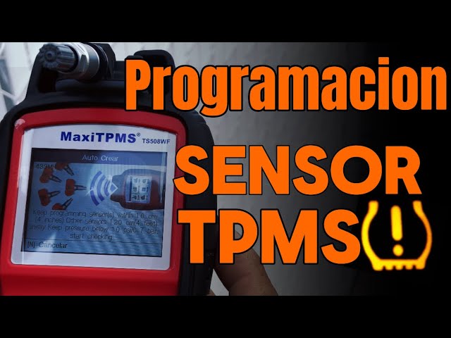 How to program new tire pressure sensors Autel TS508WF