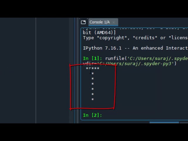 T Pattern in Python@COMPUTEREXCELSOLUTION