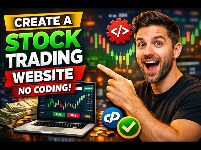 How To Create a Stock Trading Website Without Coding| Full Setup Tutorial