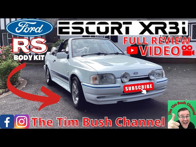Ultimate “Ford Escort” XR3i, 80s Classic. Full Review & Test Drive Video. AMAZING!!