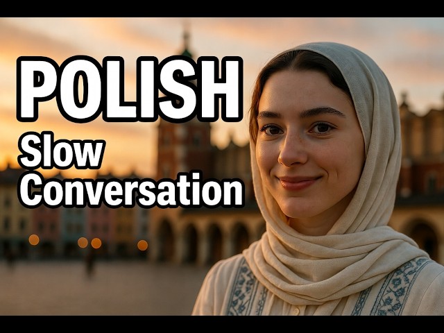 Slow Polish Conversation for Beginners