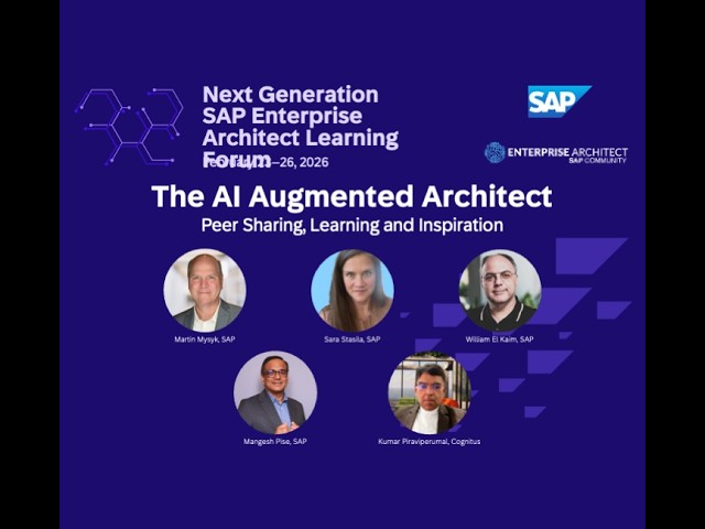 The AI Augmented Architect: Peer Sharing, Learning and Inspiration Part 1