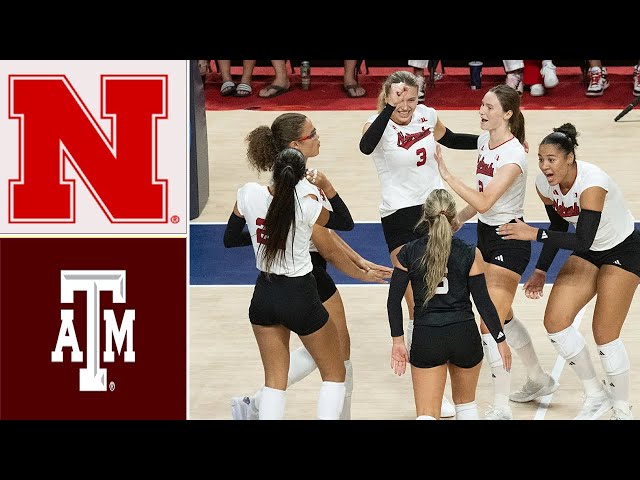 Nebraska vs Texas A&M Full Match College women's volleyball 2025 | Ncaa volleyball 2025
