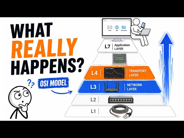 Every Layer of the OSI Model Explained - What Really Happens When Data Travels