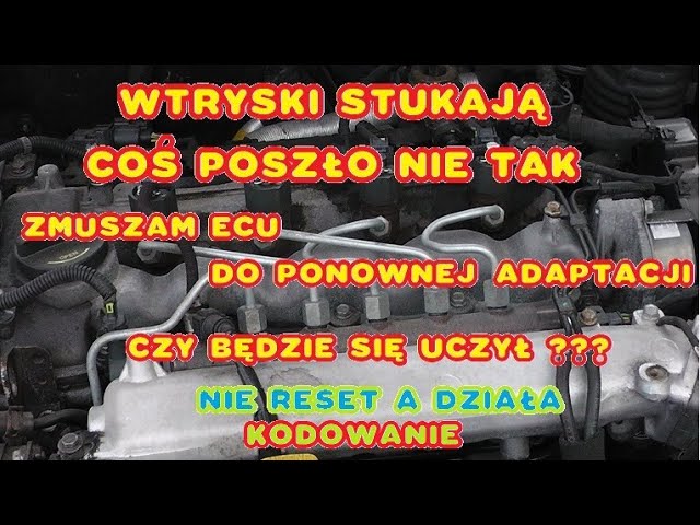 EXPERT WYMUSZONY RESET WARTOŚCI WYCZONYCH WTRYSKIWACZY CR KODOWANIE  INJECTOR TEST & CODING DIESEL