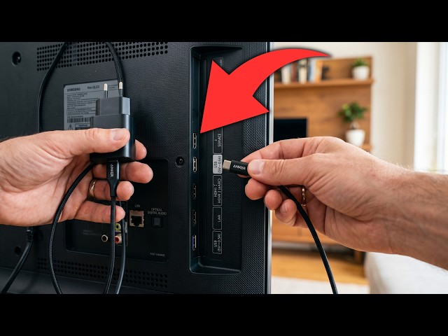 TV No Signal? Plug In a Charger and Watch This!