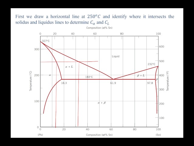 Phase Diagrams and Lever Rule example problem