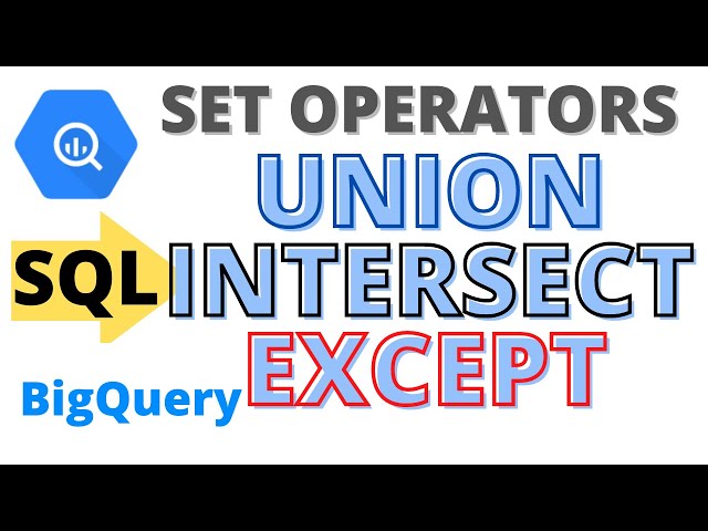 32: UNION | INTERSECT | EXCEPT | SQL Tutorial