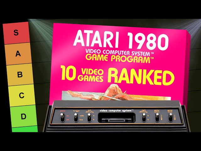 Atari 1980 ULTIMATE Atari 2600 Tier List - ALL '80 VCS GAMES RANKED
