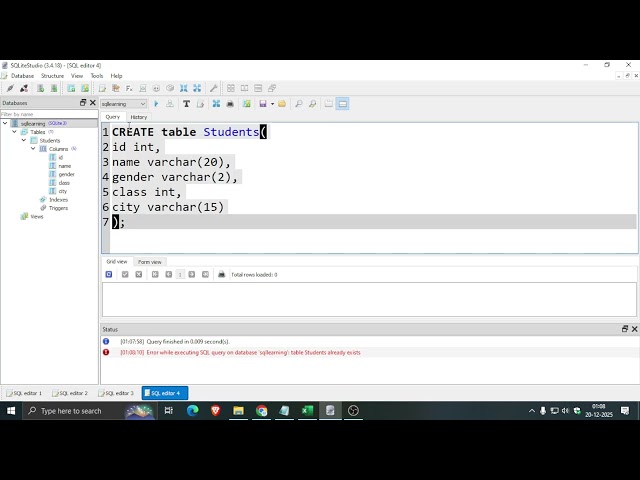 SQL Basics বাংলা | CREATE ও INSERT Command সহজভাবে