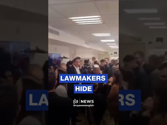🚨 Sirens halt Knesset session as lawmakers rush to shelters
