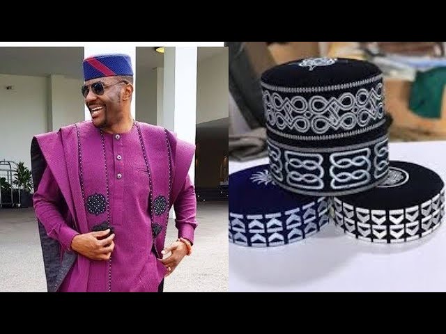 How to make Awolowo Cap with Aso oke | DIY Ebuka Cap
